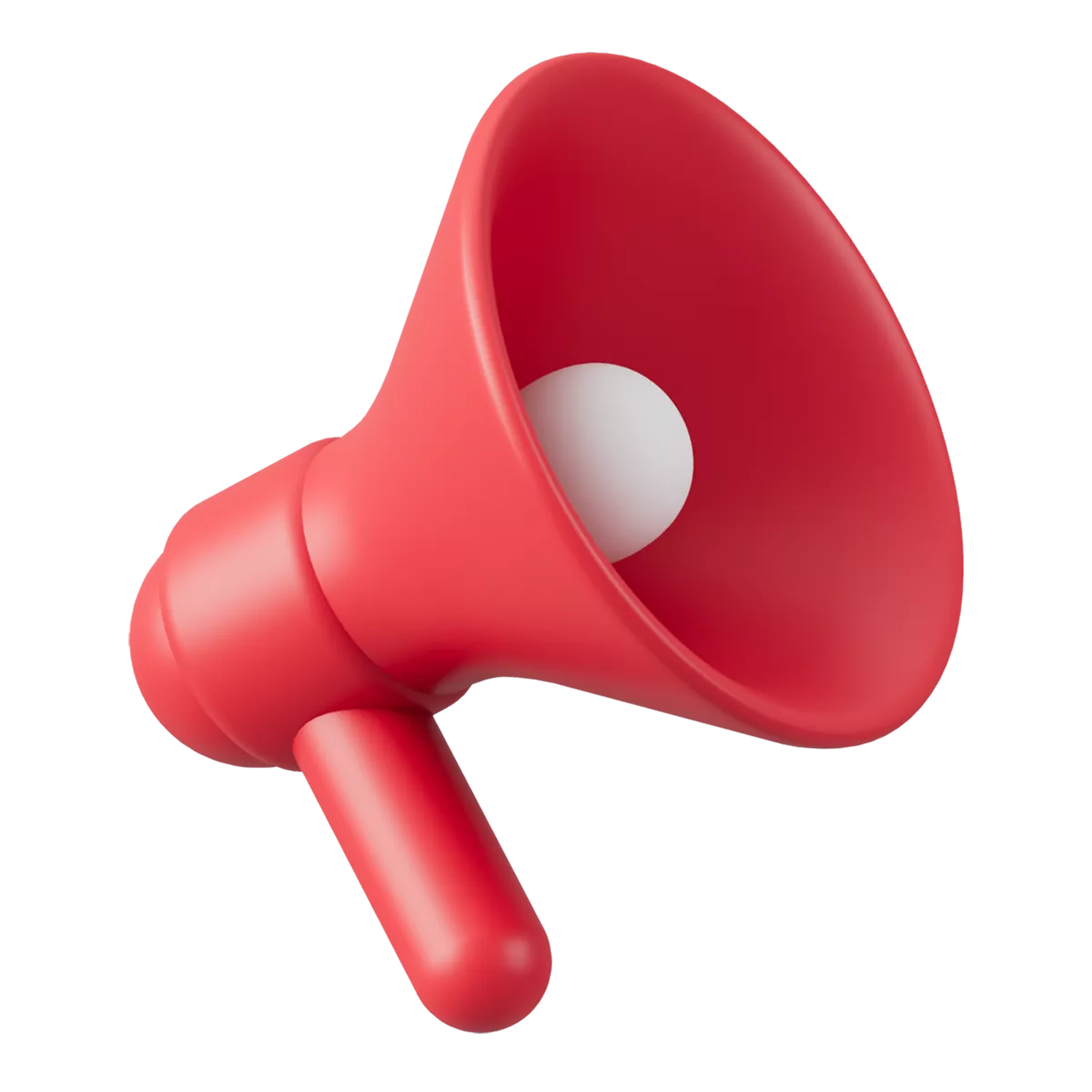 3D megaphone icon